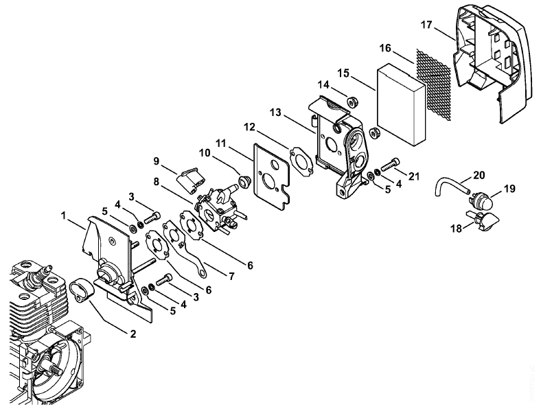 Carburetor housing