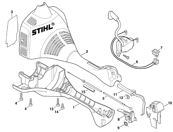 ENGINE HOUSING (WRAP AROUND HANDLE)