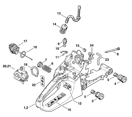 Tank housing