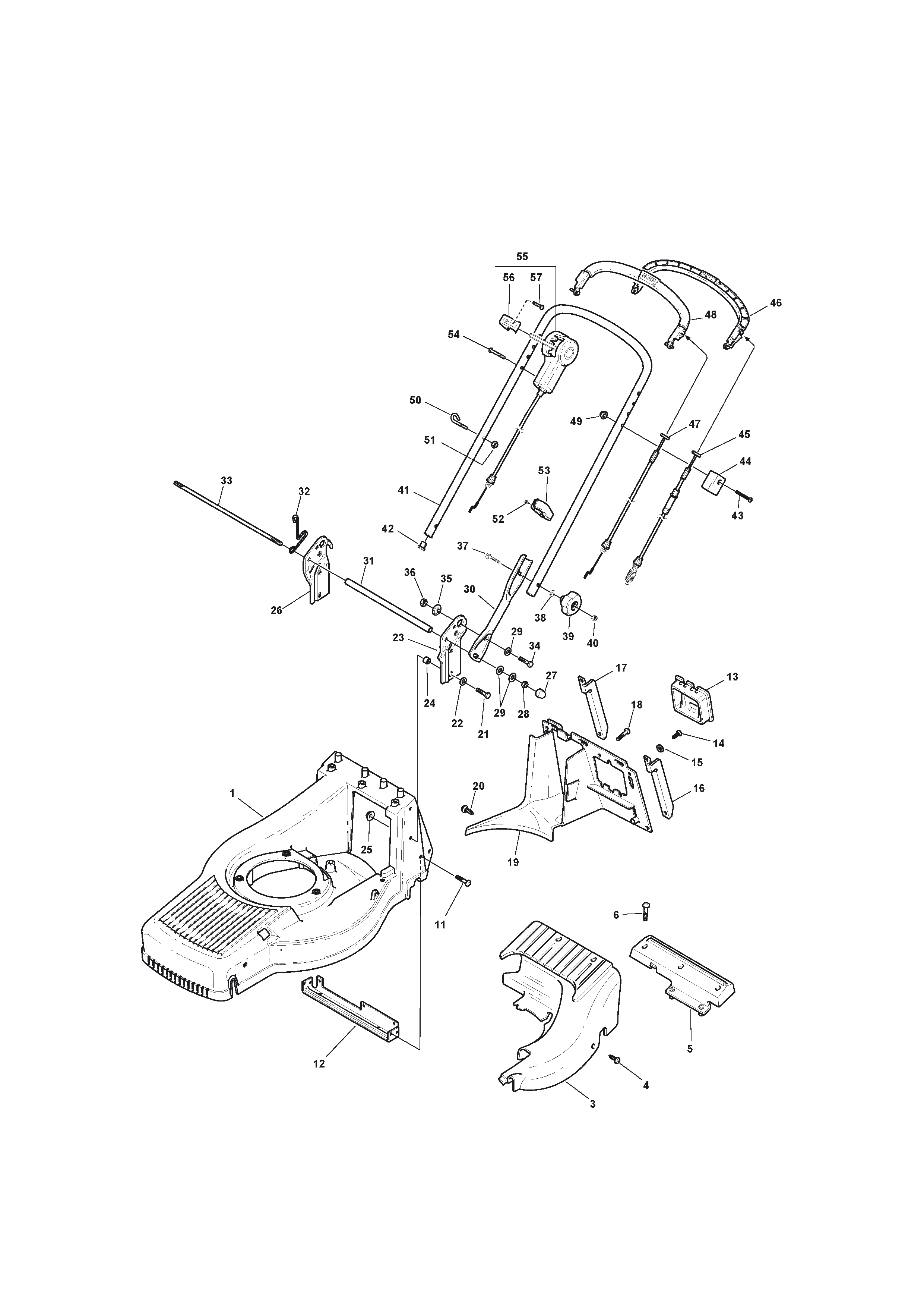 Chassis-Handle, Upper Part