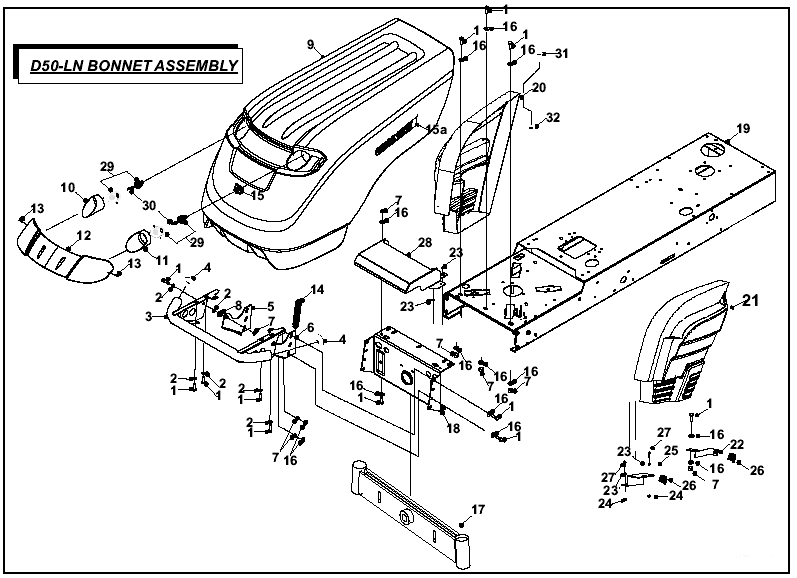 Bonnet Assembly