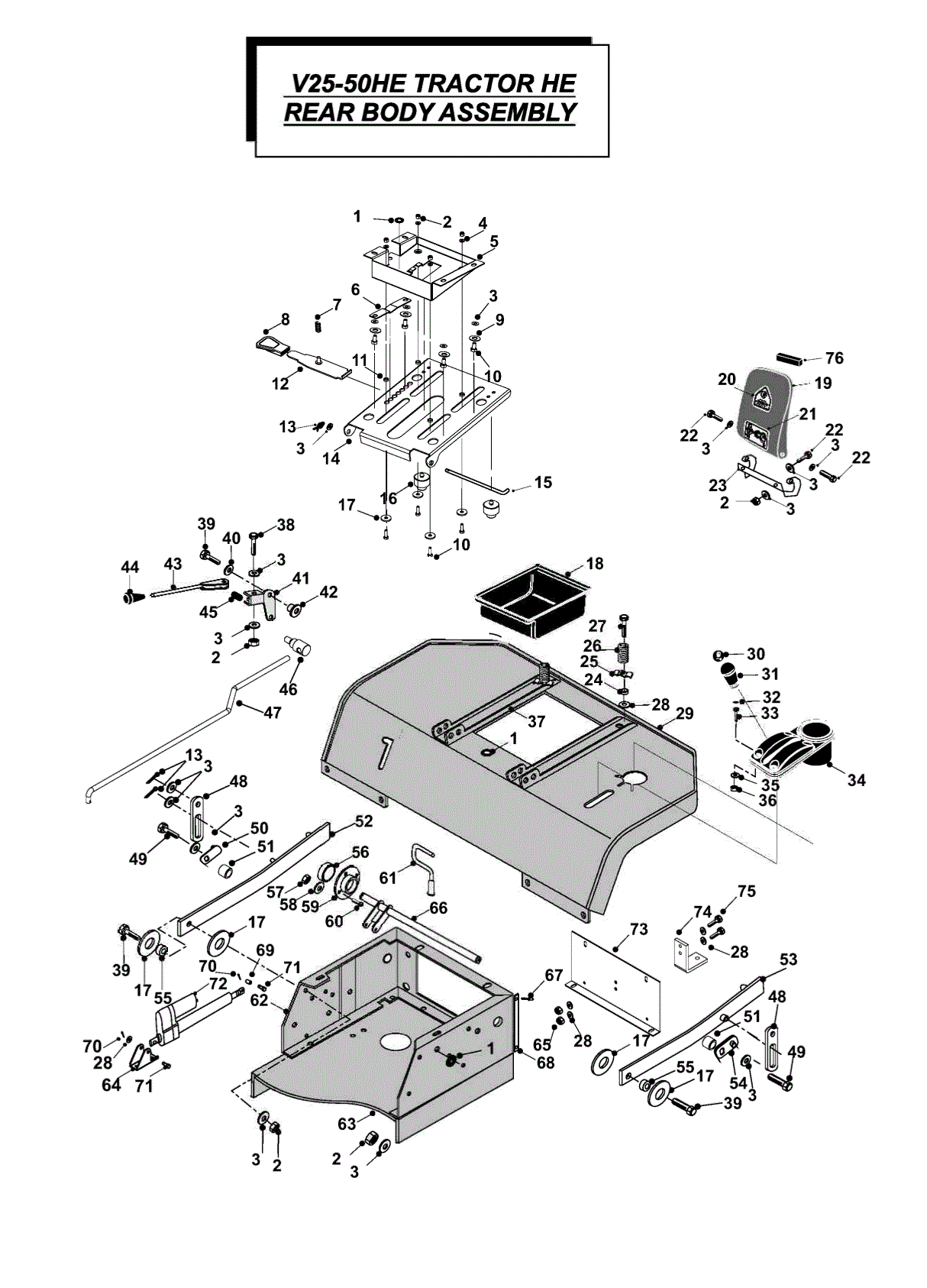 RUNNING BOARD & REAR BODY HE