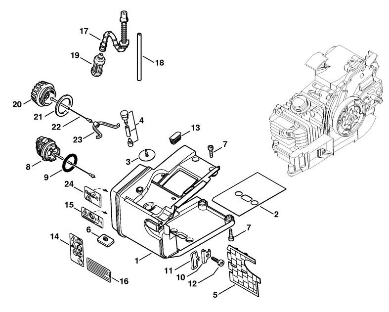 Tank Housing 020 T