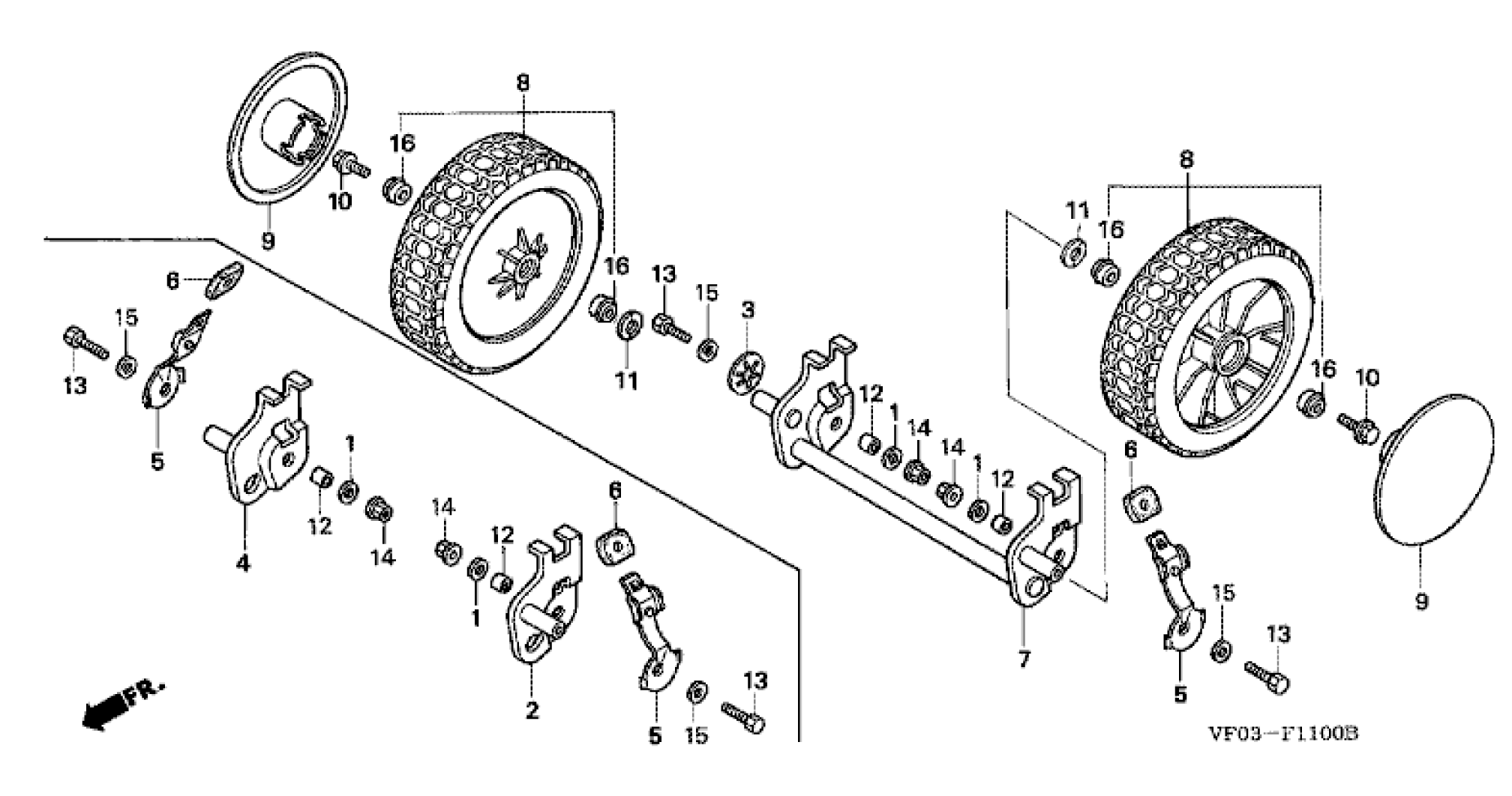 WHEELS & HEIGHT ADJUSTER