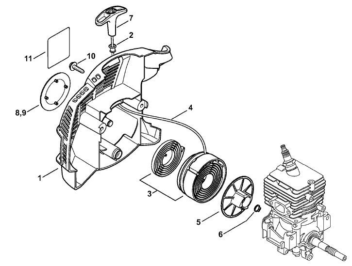 Rewind starter ErgoStart-Easy2Start