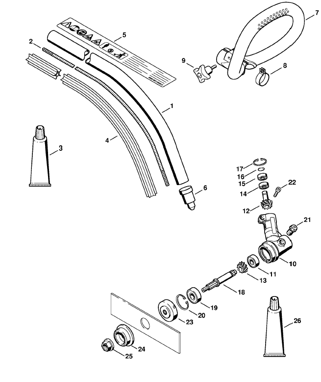 Drive tube assembly