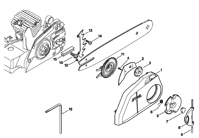 Quick chain tensioner