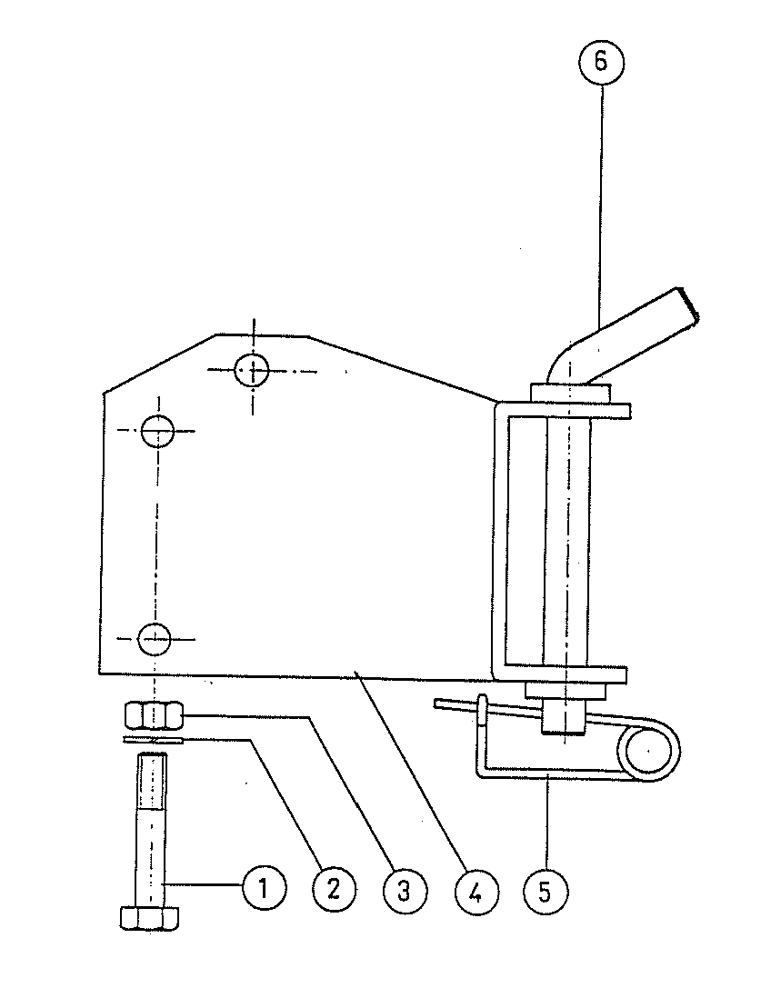Fix plate (Drag bar)
