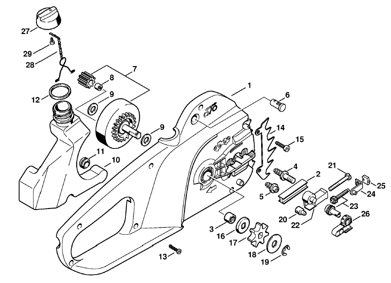 Handle housing
