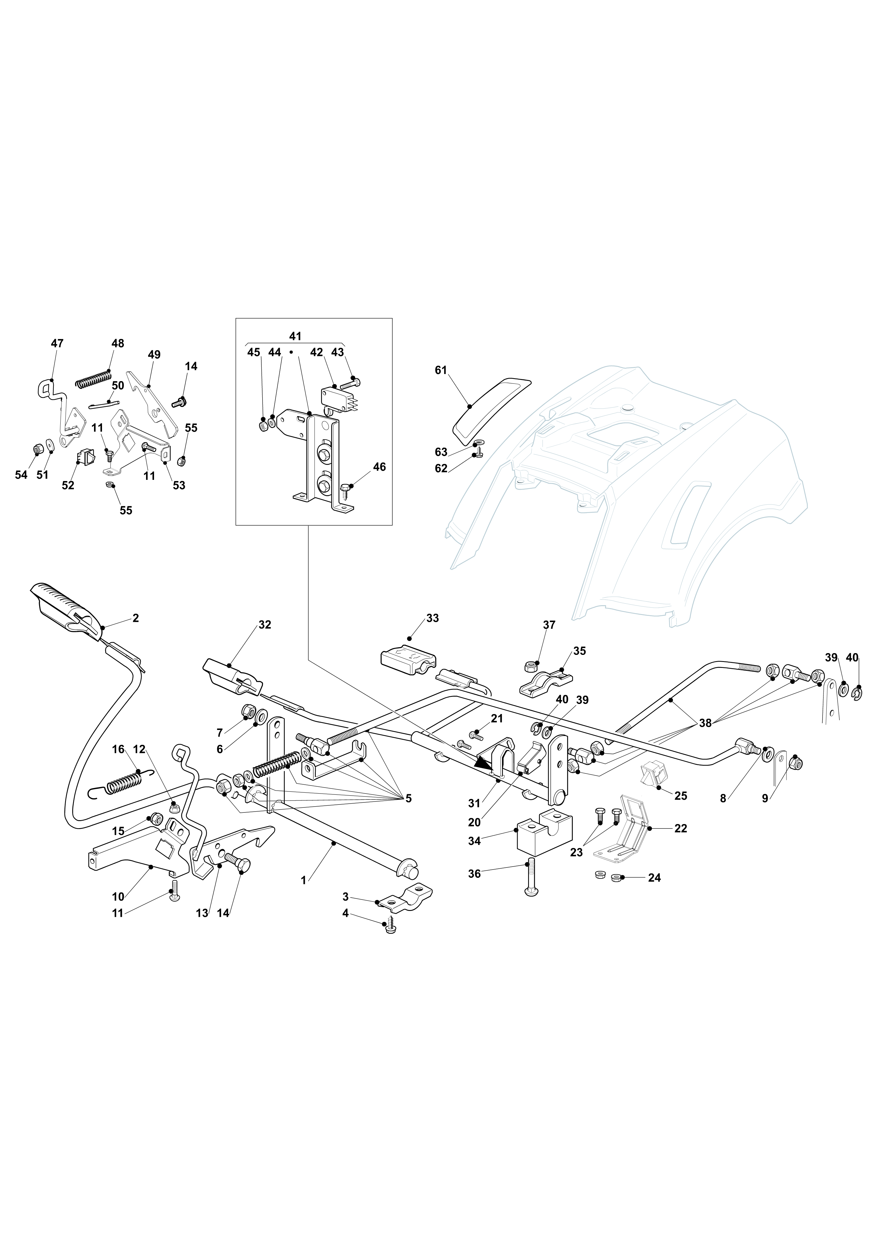 Brake and gearbox controls