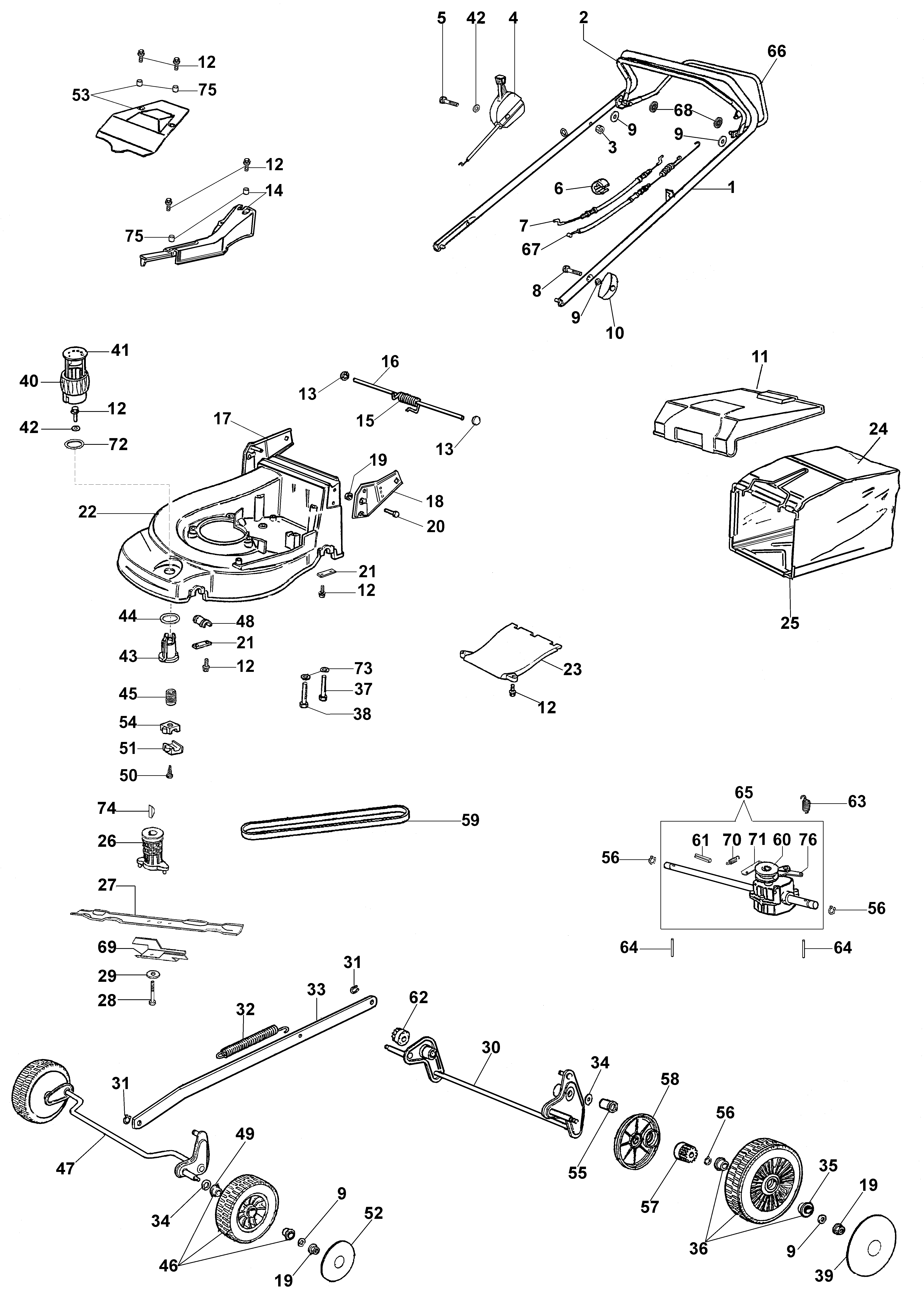 Illustrated parts list