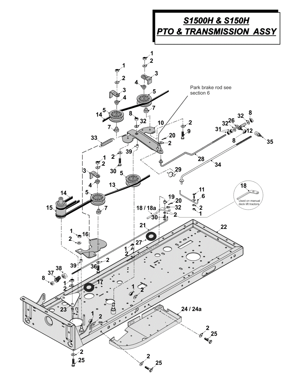 PTO & Transmission Assembly