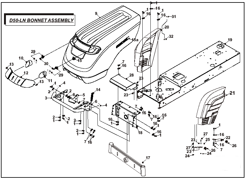 Bonnet Assembly