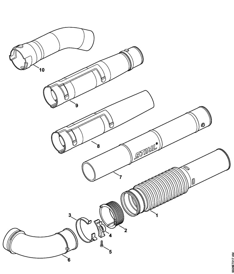 J PLEATED HOSE