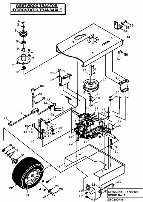 Hydrostatic Transaxle Assembly