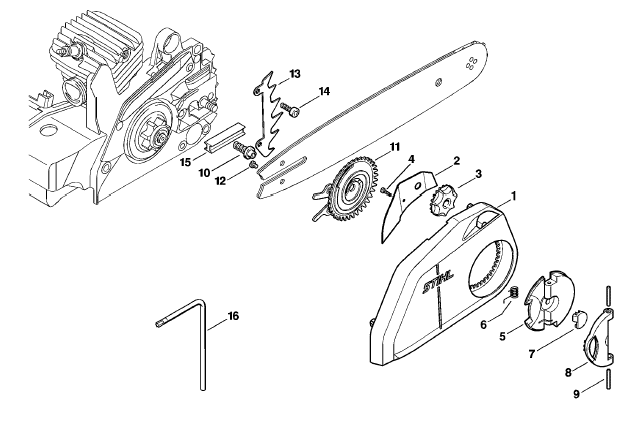 Quick tensioner parts