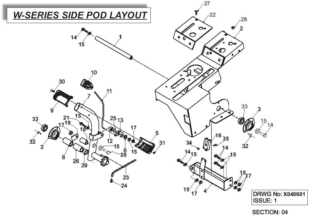 Side Pod Layout