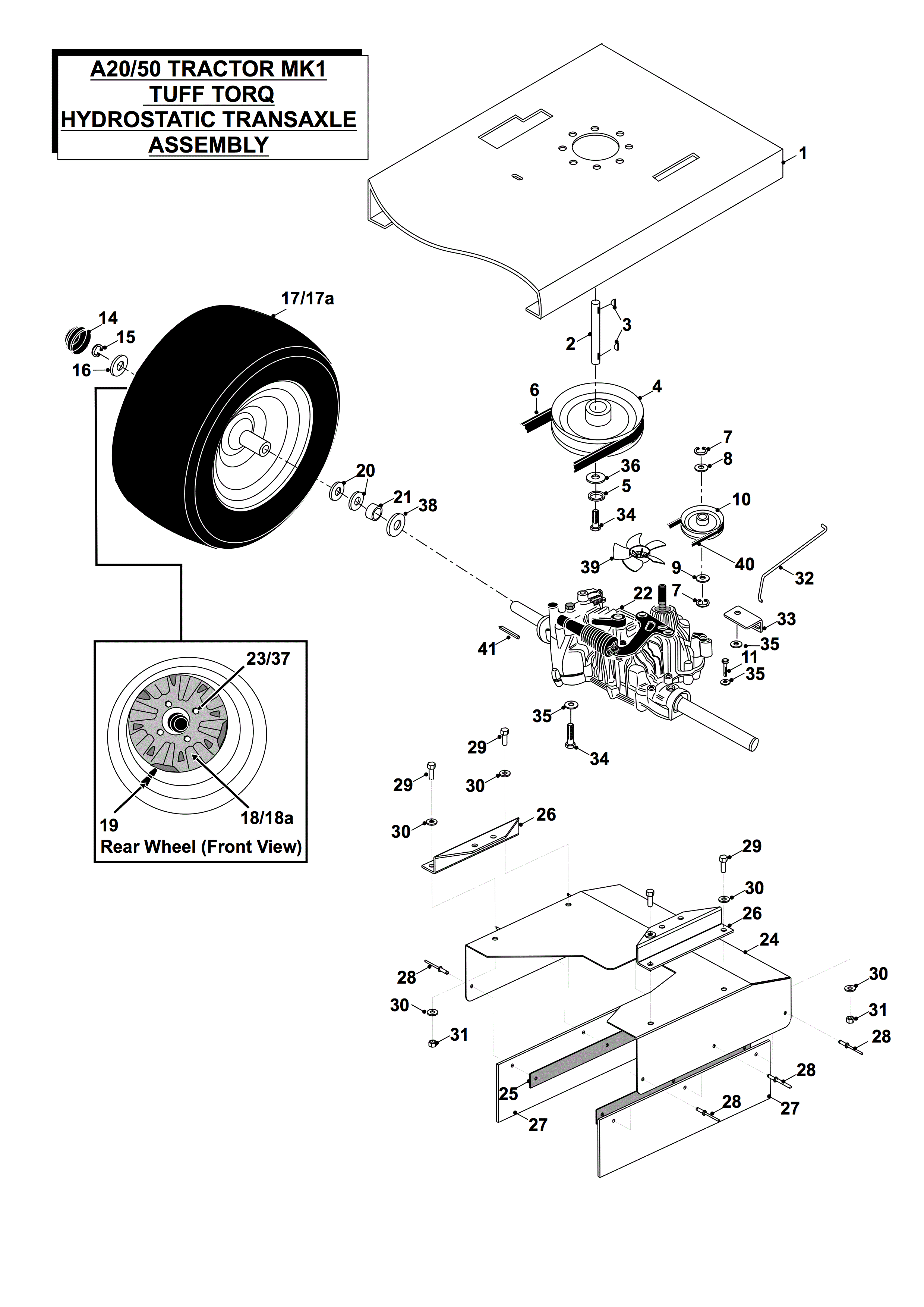 TUFF TORQ HYDRO ASSY