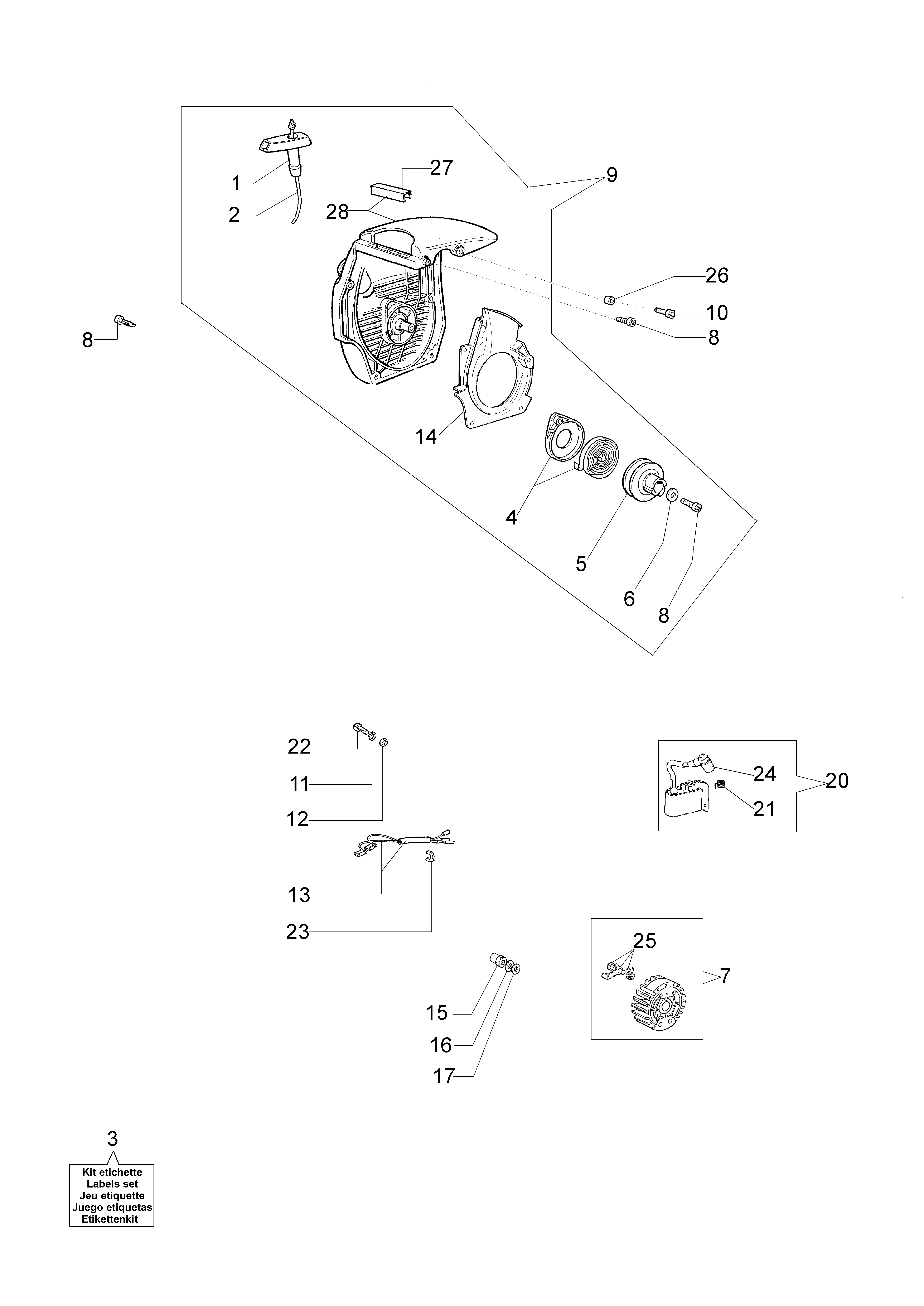 Starter assy
