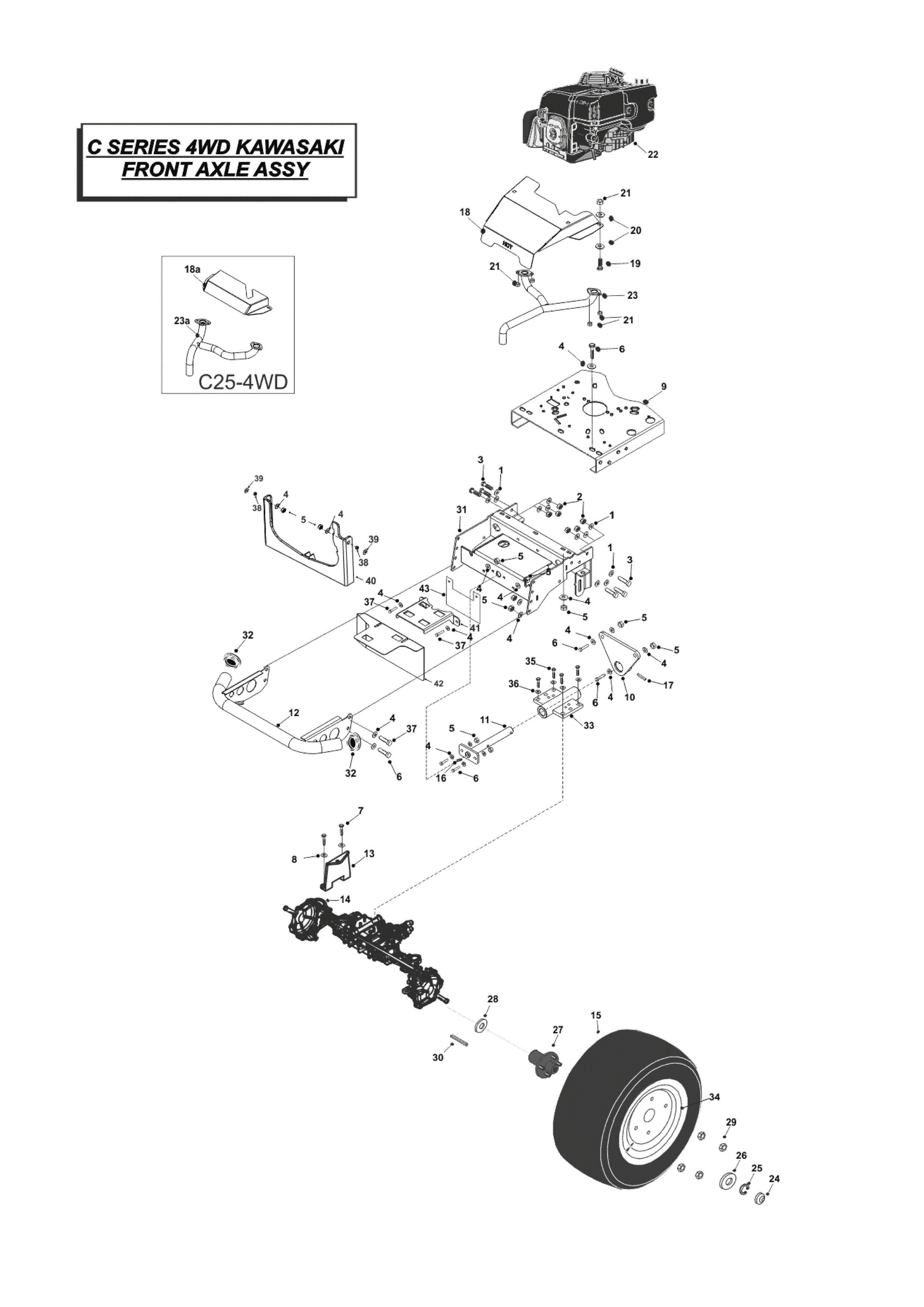 FRONT AXLE ASSY