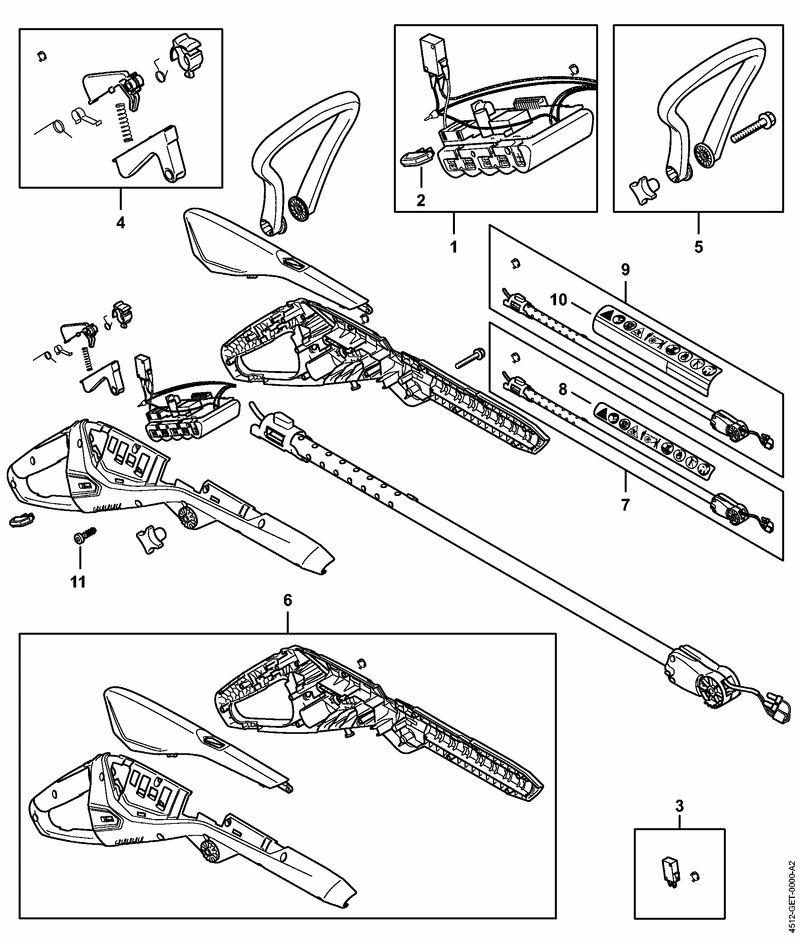 A BATTERY & DRIVE TUBE