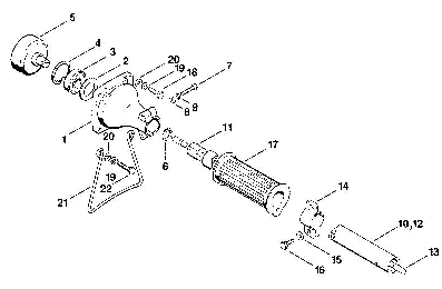 E-Clutch housing, Drive tube
