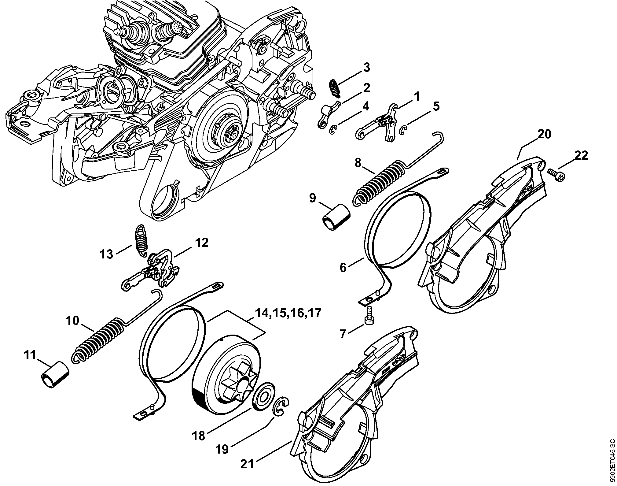 Chain brake