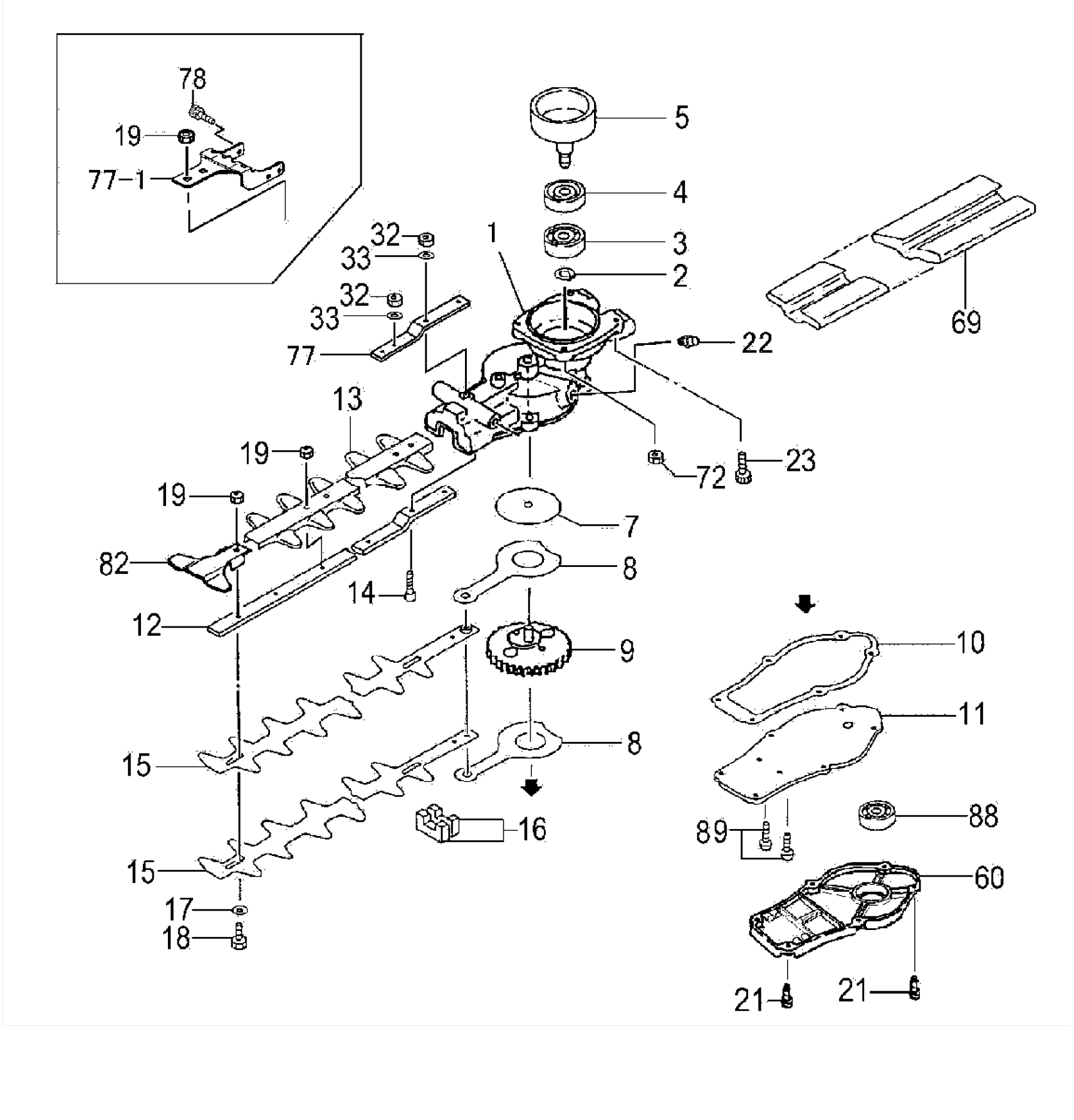 GEAR CASE/BLADE