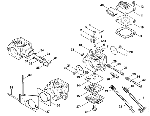 Carburetor HD-15B - HD-17A