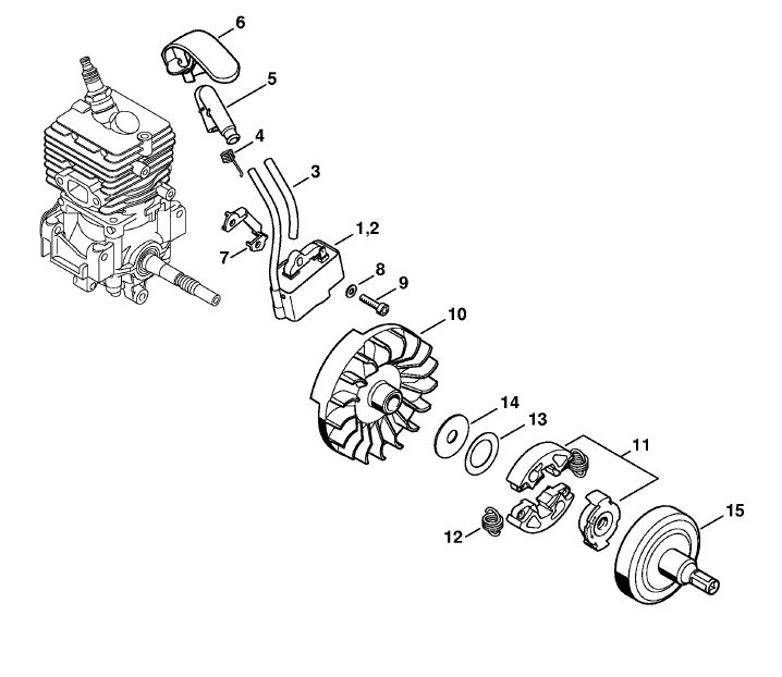 Ignition system, Clutch