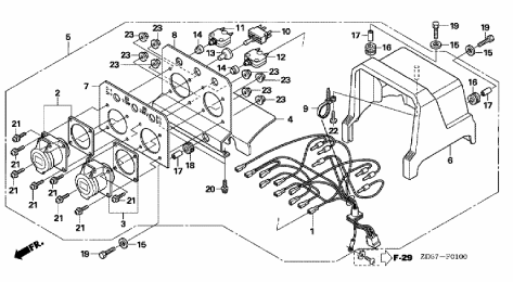 F-1 CONTROL BOX OUTLET SOCKET