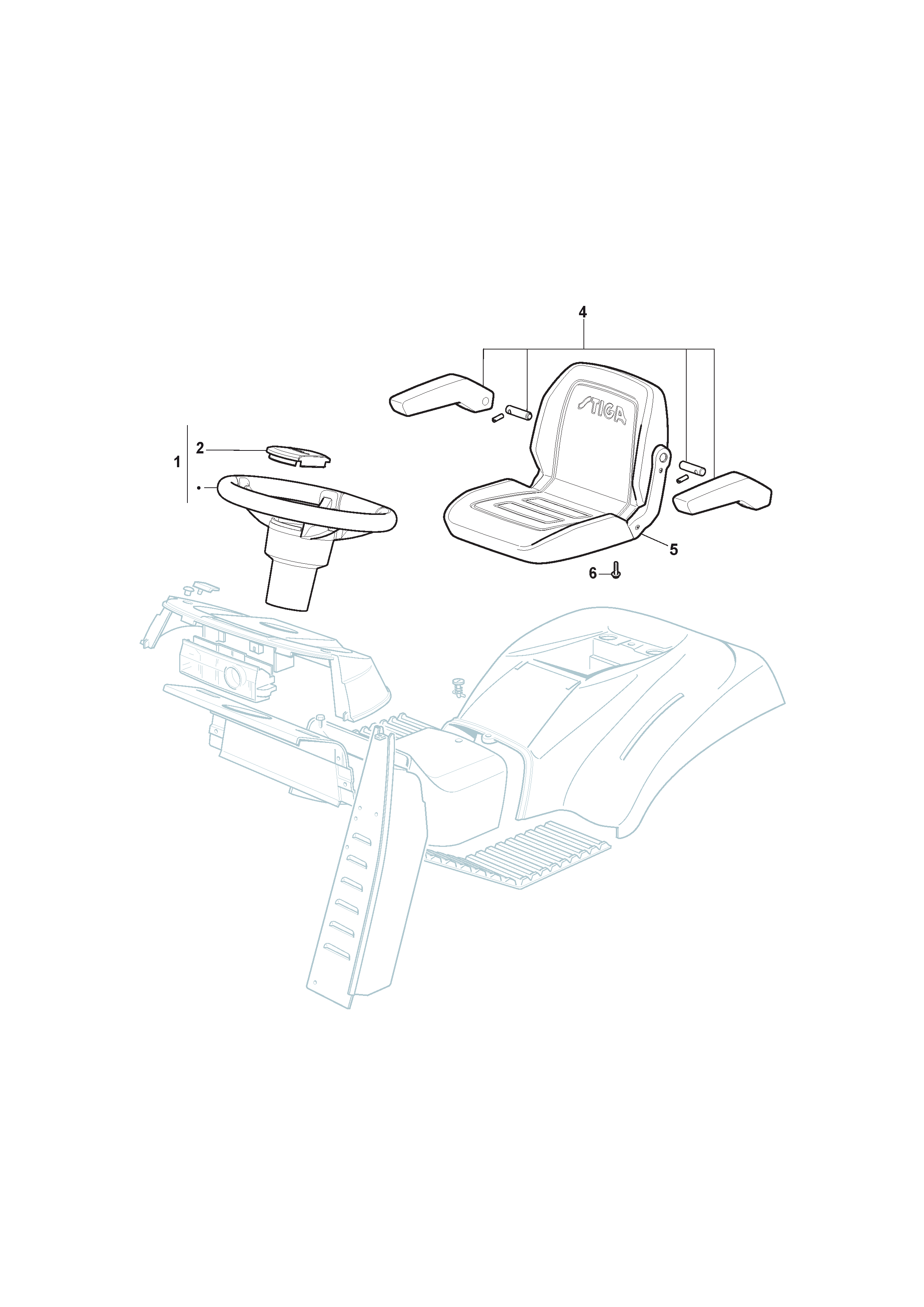 Seat & Steering Wheel