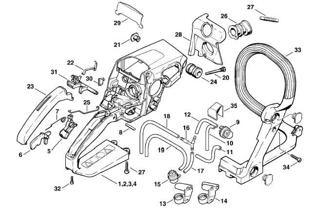 Handle housing