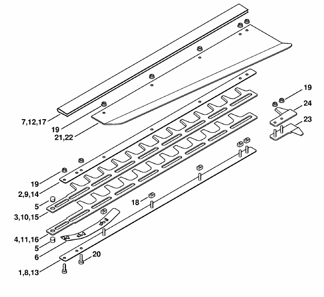 Cutter bar HS 85