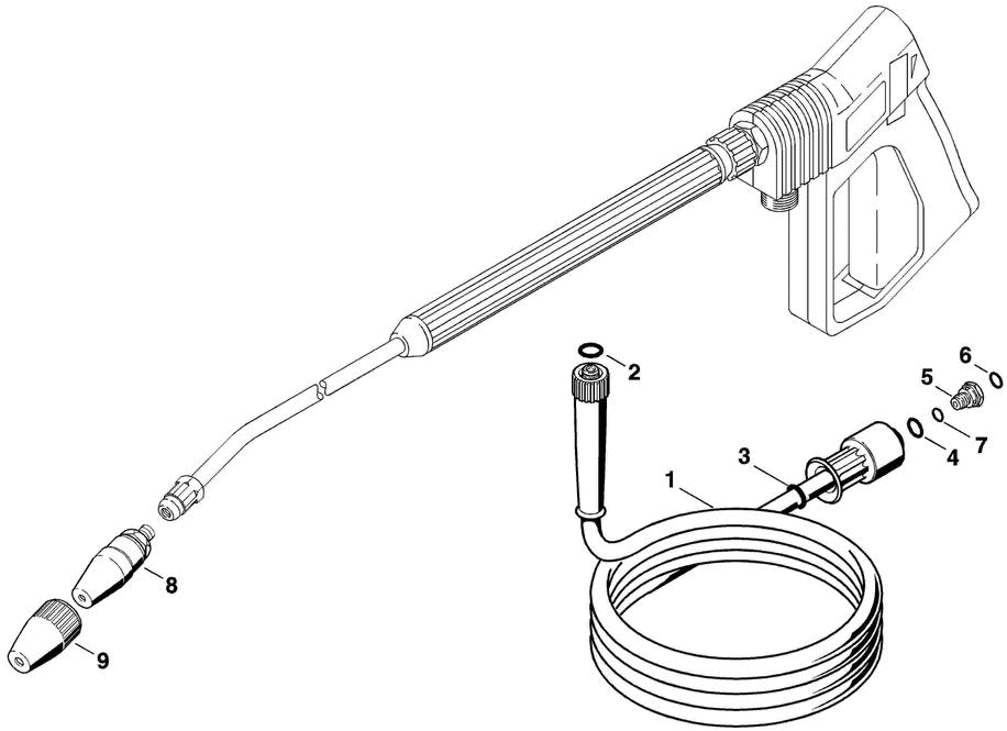 T-High-pressure hose