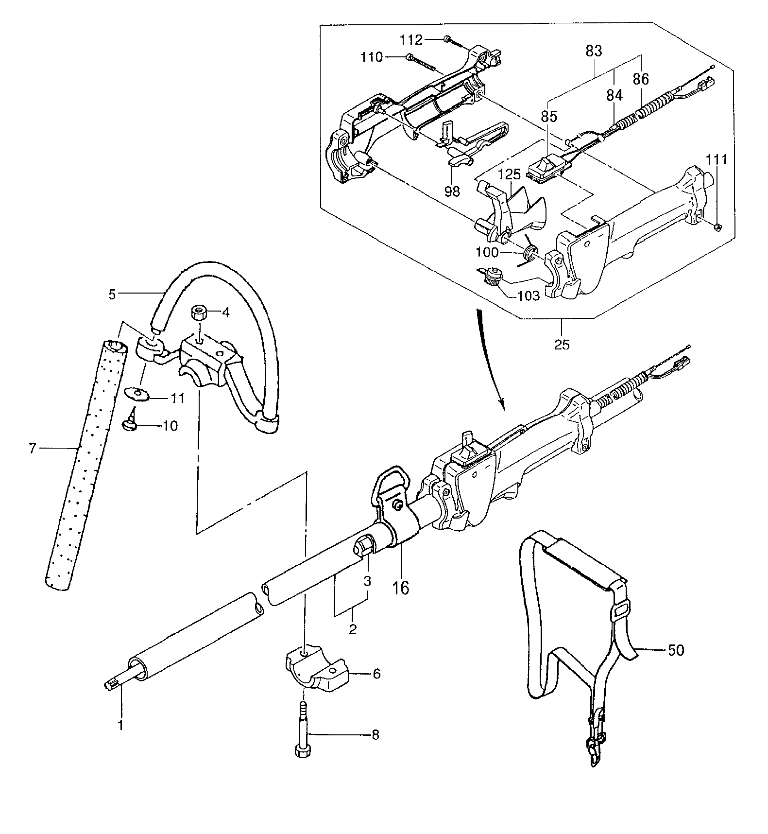 THROTTLE LEVER/HANDLE