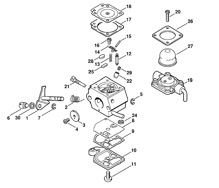 Carburetor C1QS58 (27.2001)