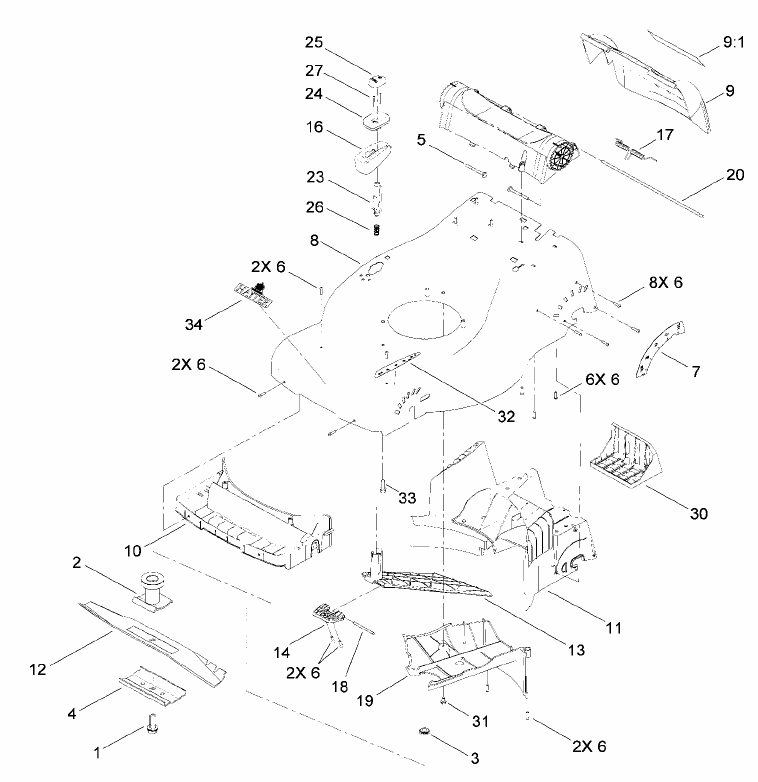 Housing & Baffle Assembly