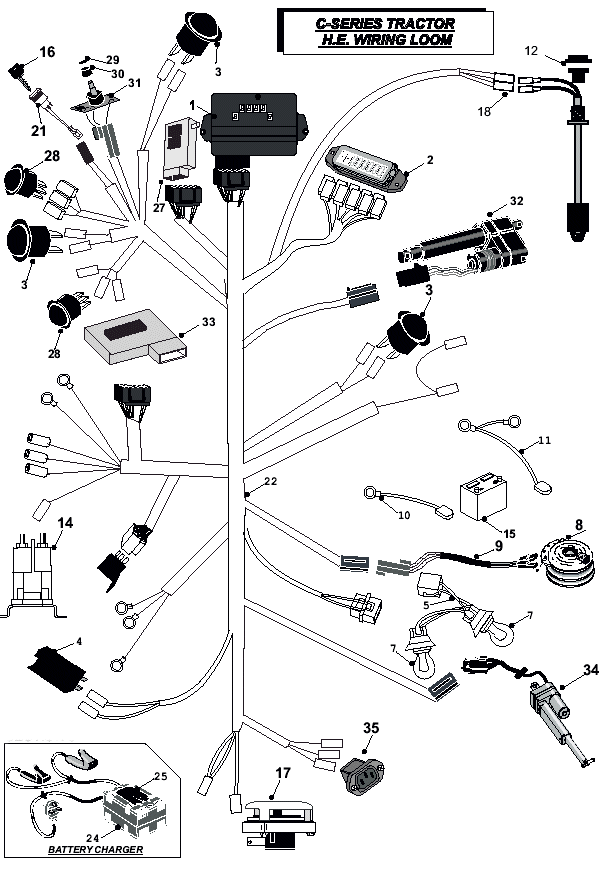 HE Wiring Loom