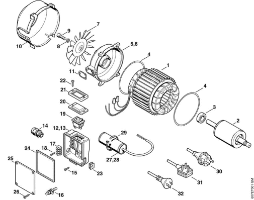 A-Electric motor