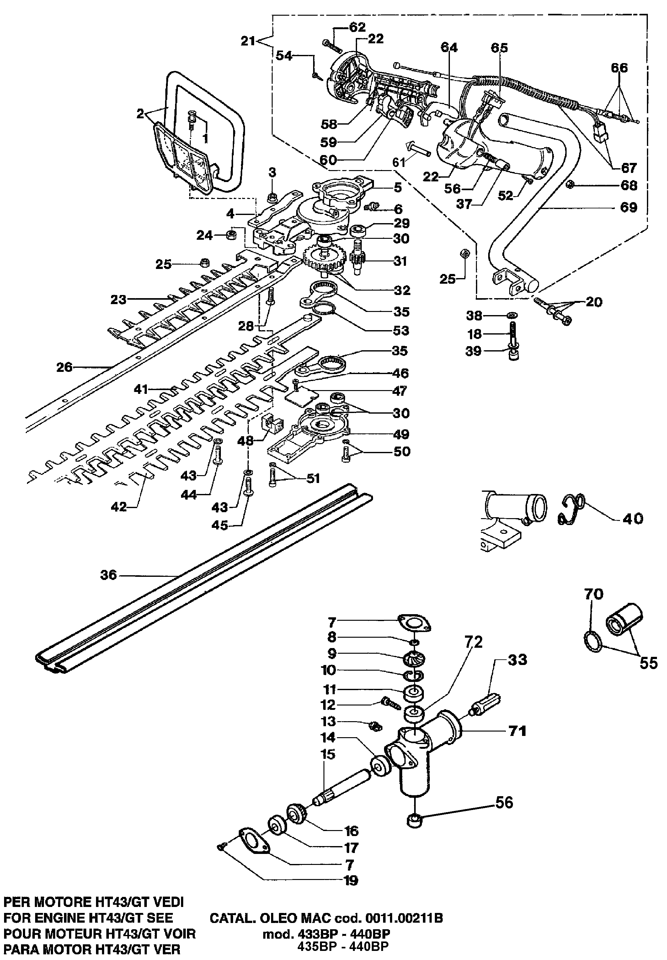 Blades assy
