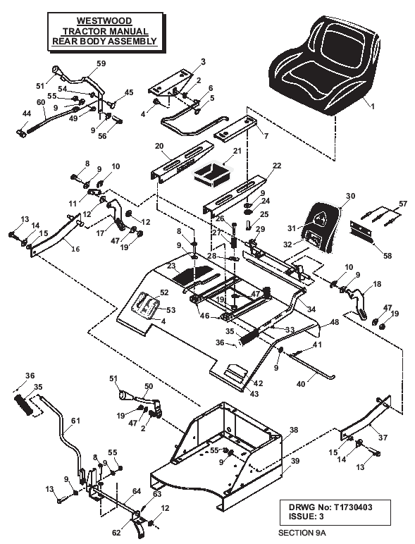 Rear body assembly