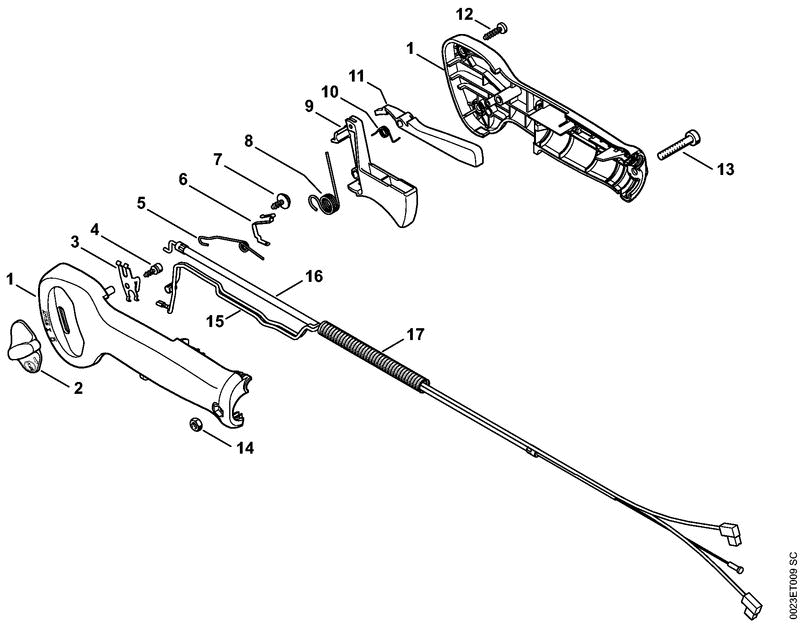 K CONTROL HANDLE HS87