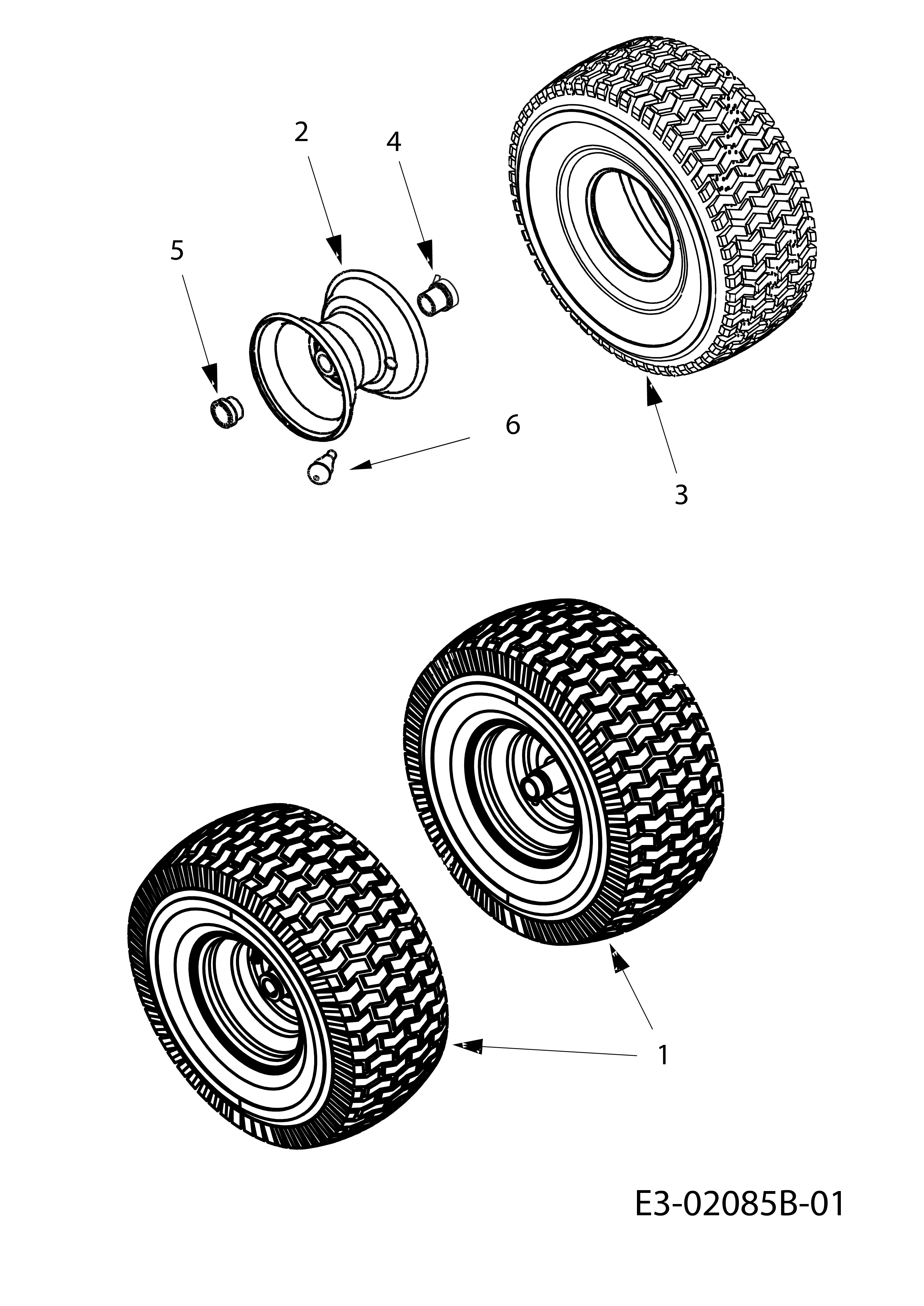 Front wheels