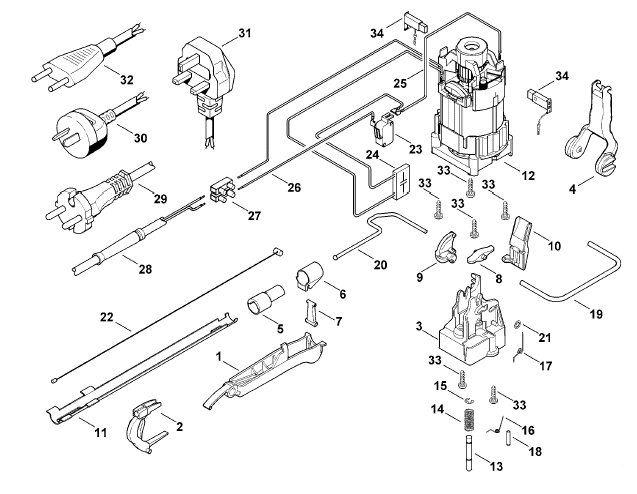 electric motor - switching system
