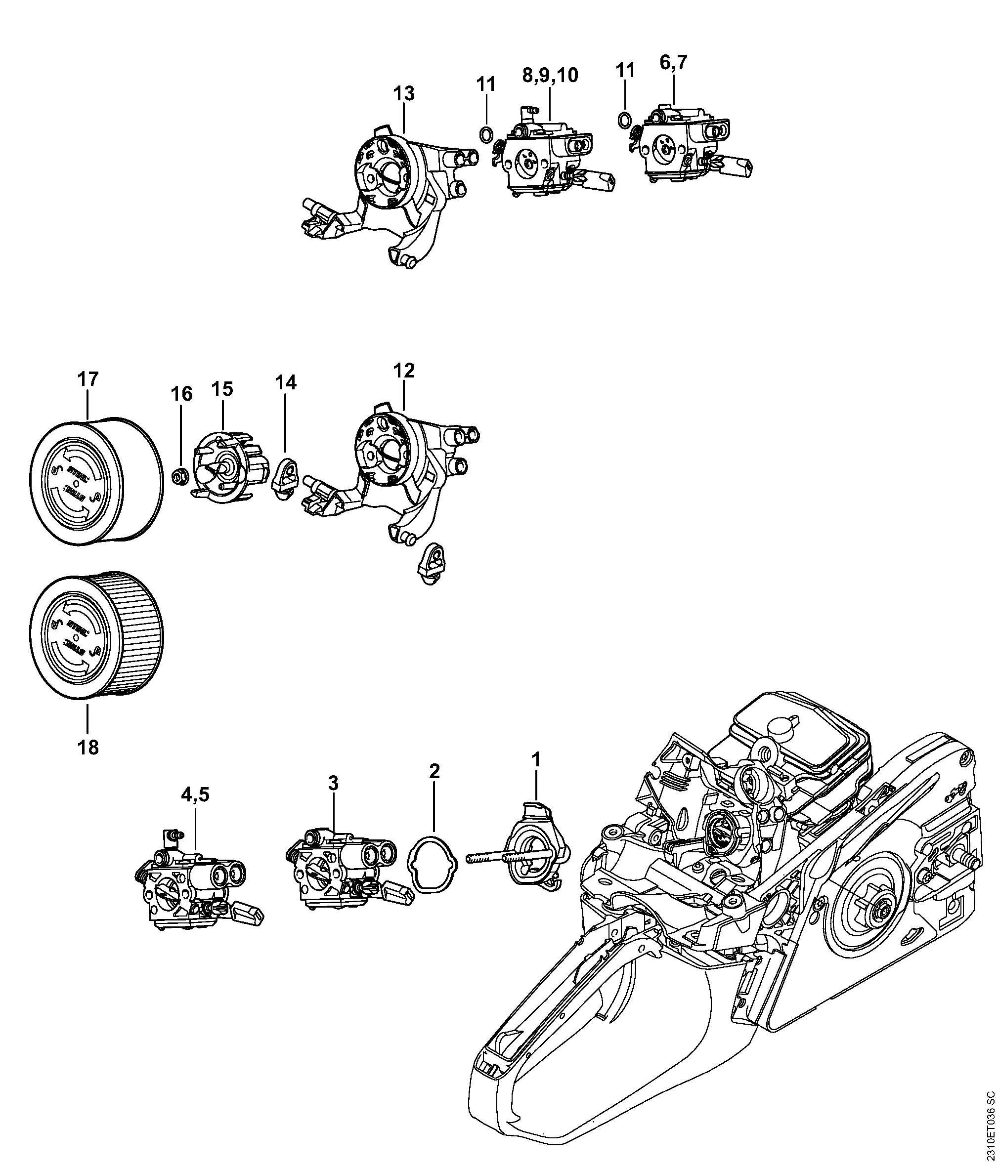 Carburetor bracket