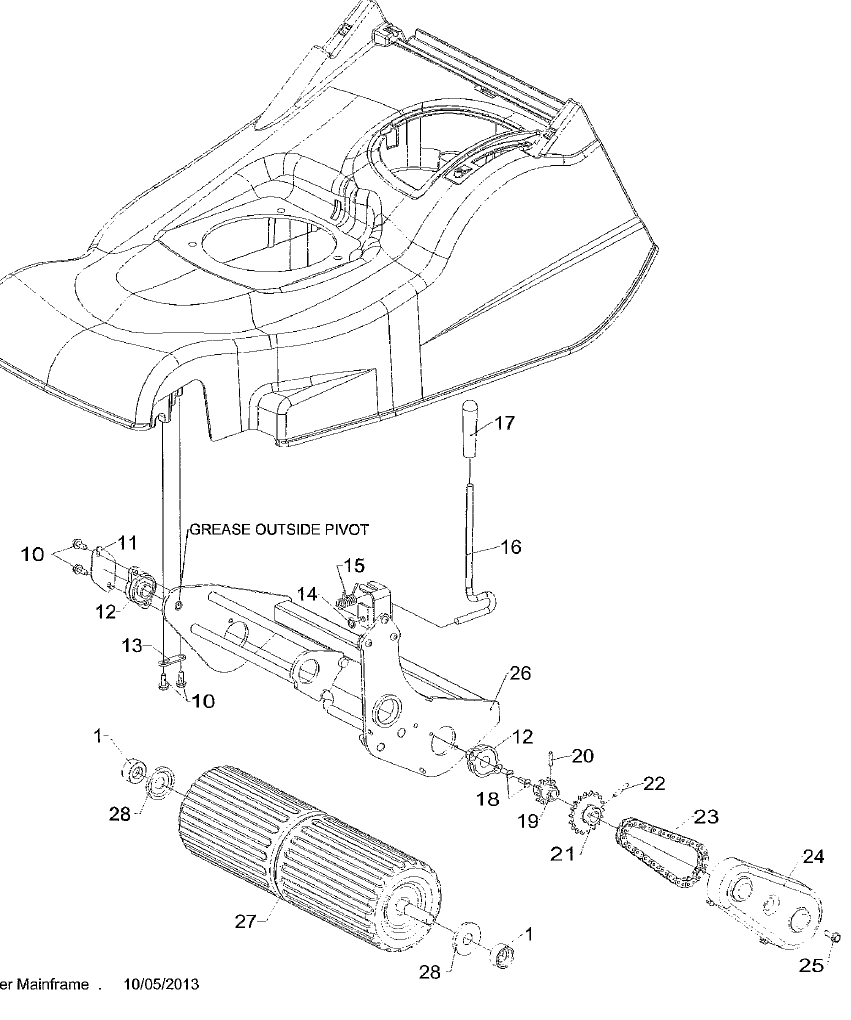 Rear Roller Assy