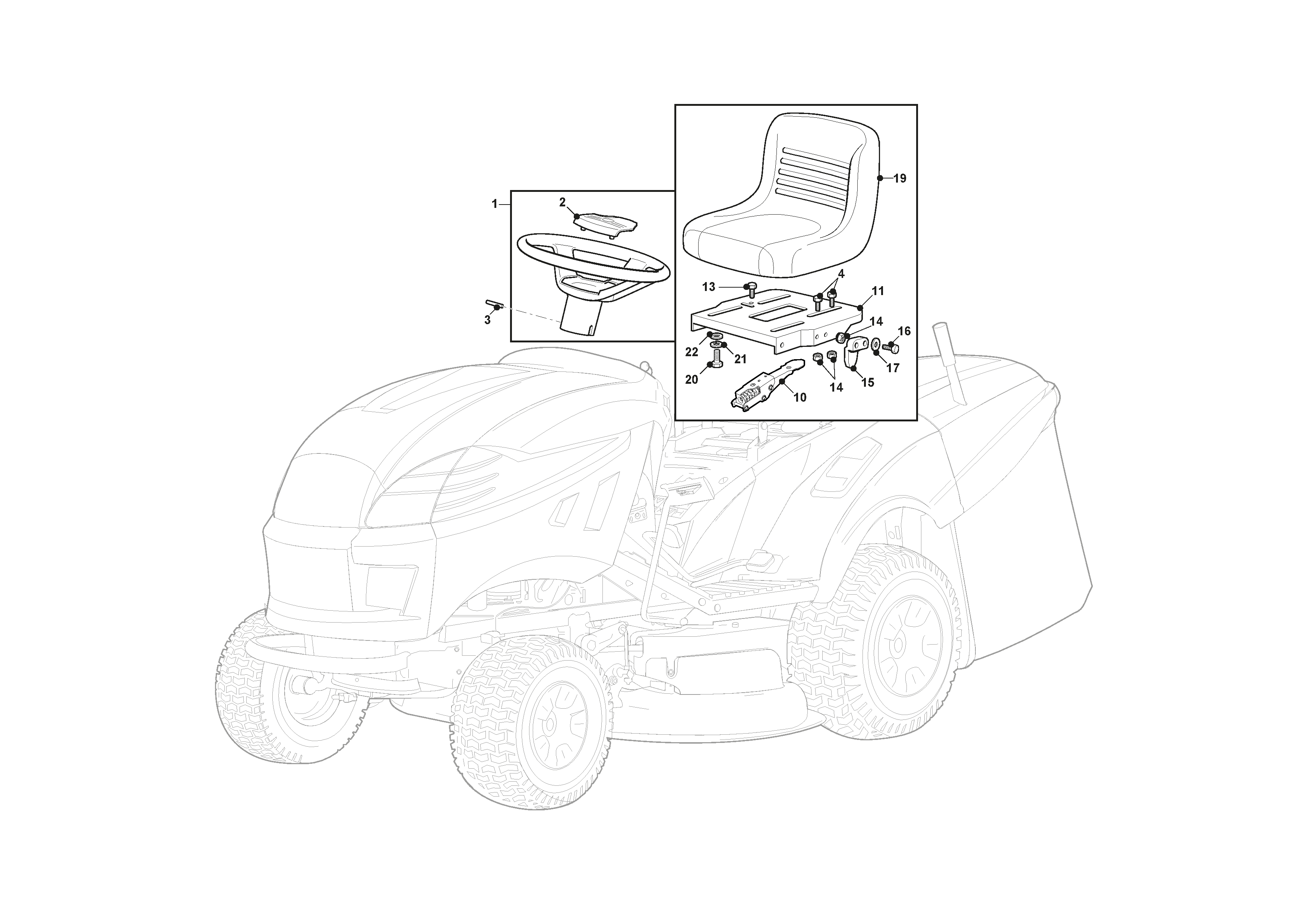 Seat & Steering Wheel