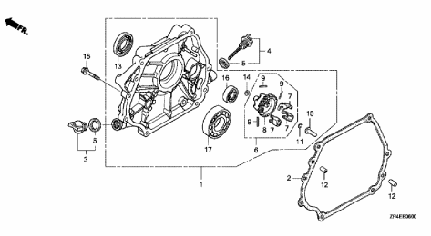 CRANKCASE SIDE COVER