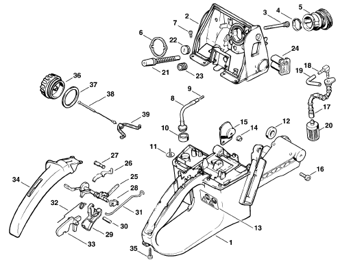 Tank housing